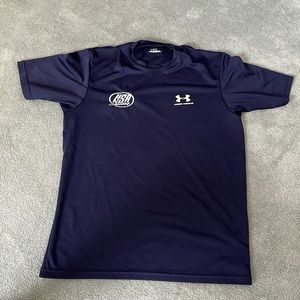 Under Armour Navy Blue USA Shooting team shirt